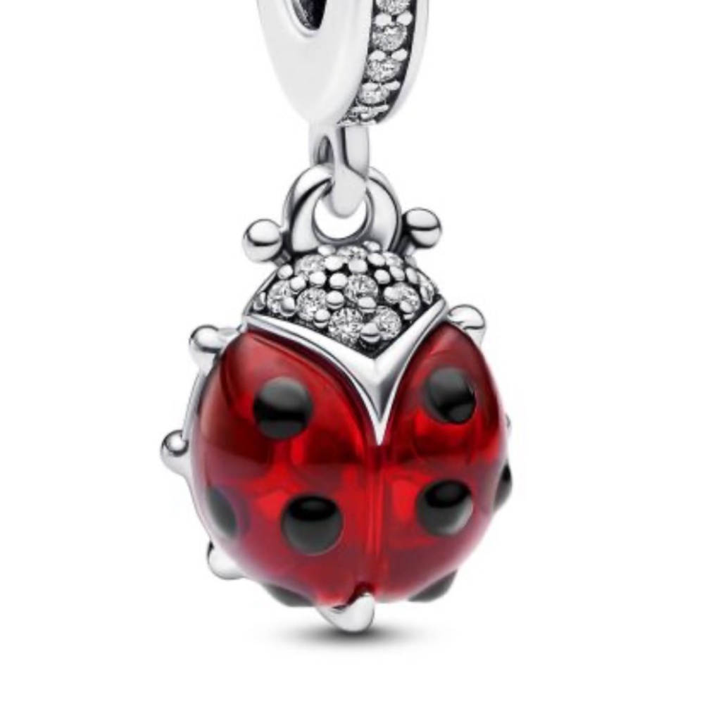 Pandora lady bug charm